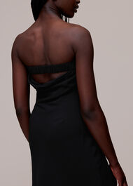Bandeau Strapless Midi Dress