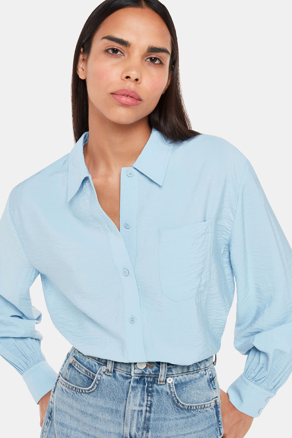 Pale Blue Nicky Relaxed Shirt