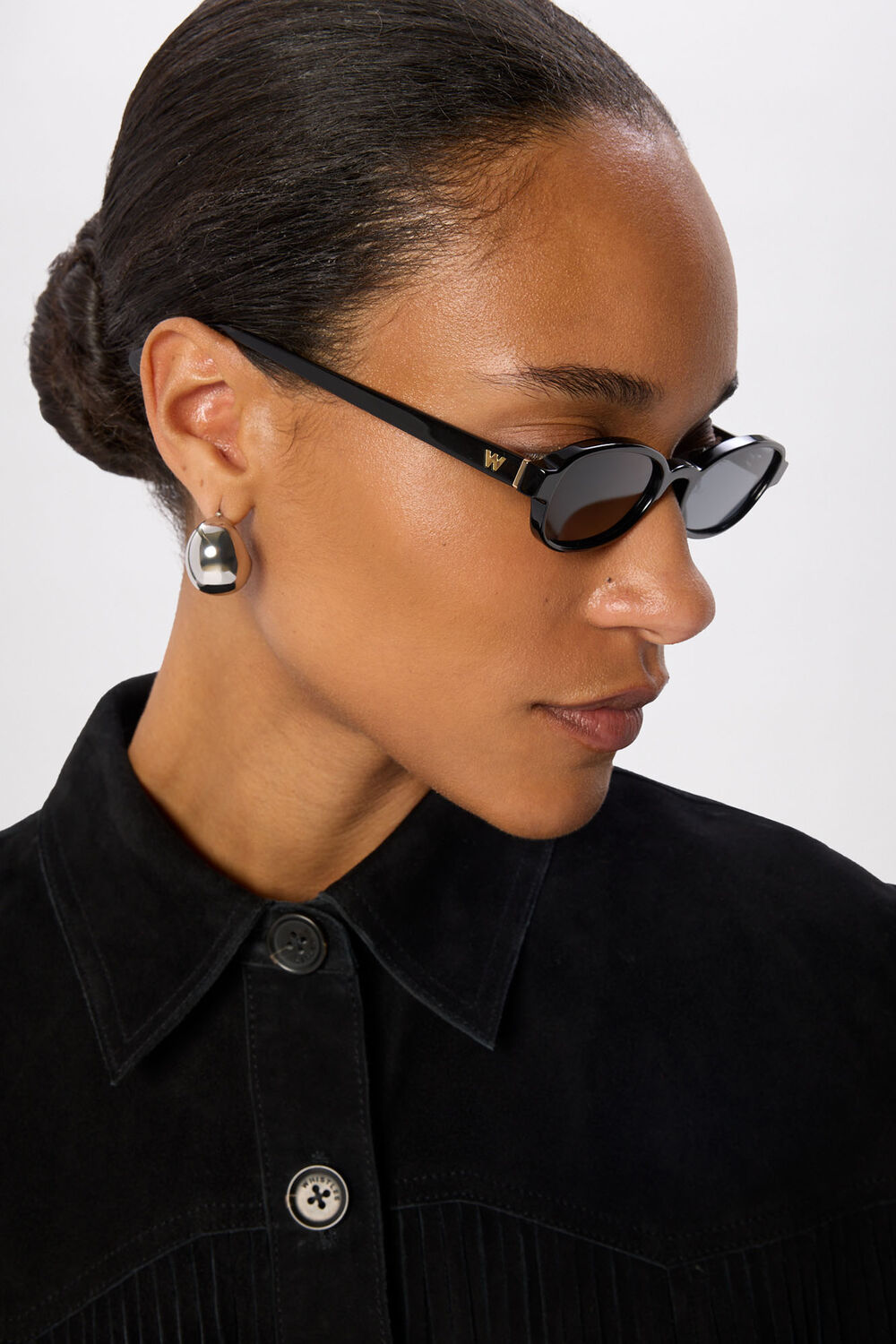 Slim Oval Sunglasses