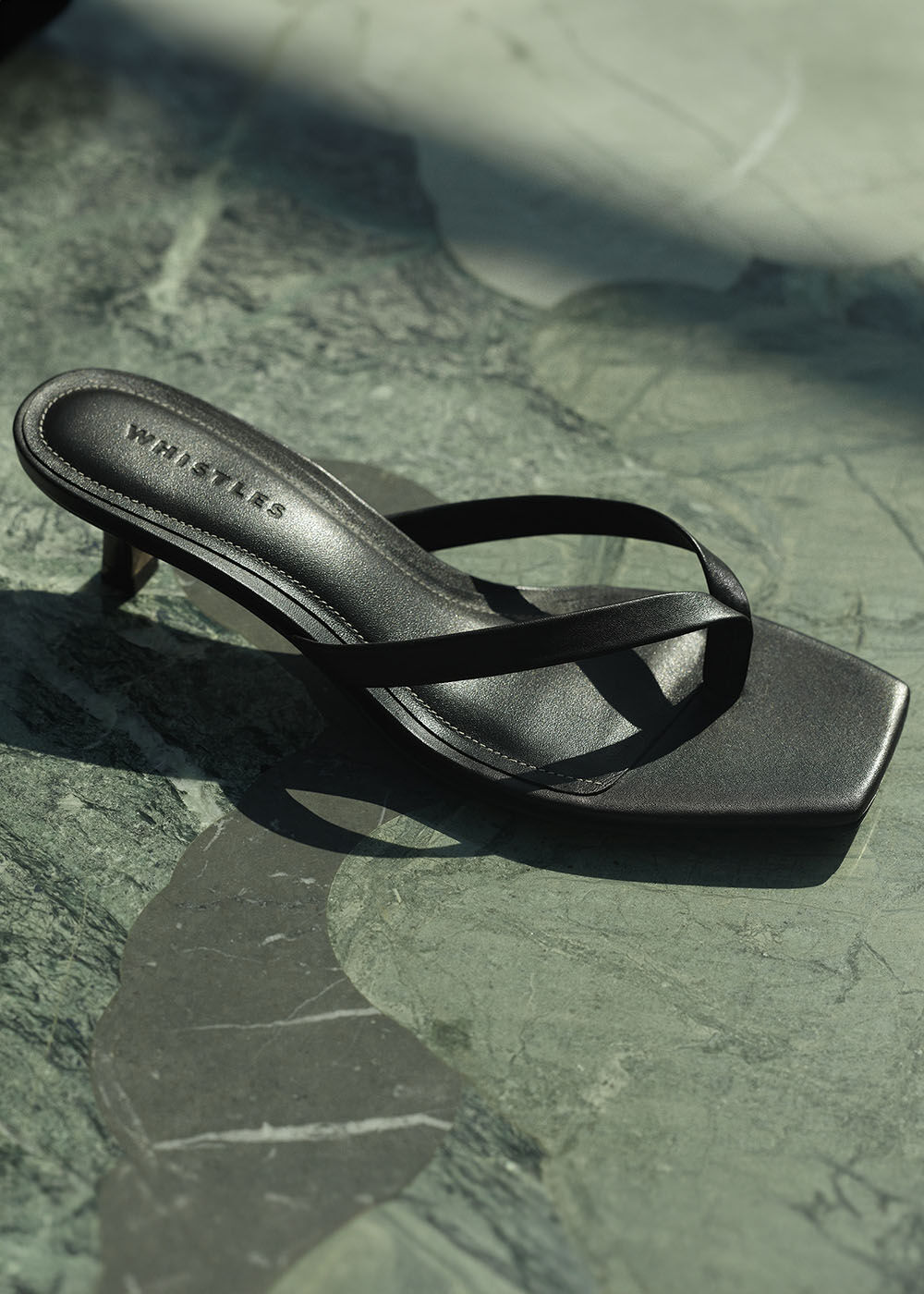 Toe Post Kitten Heel Mule