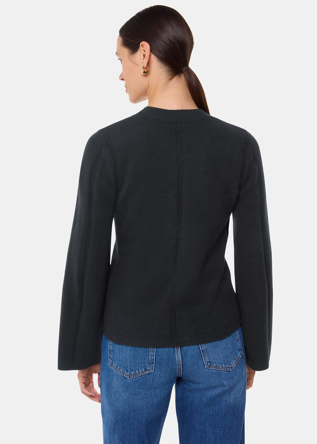 Wide Sleeve Detail Cardigan