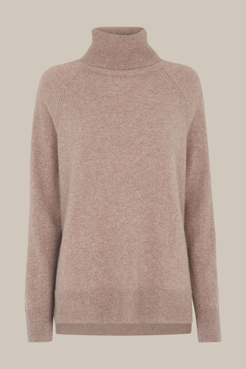 Cashmere Roll Neck Knit