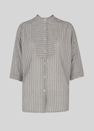 Beatrice Stripe Shirt Black/Multi
