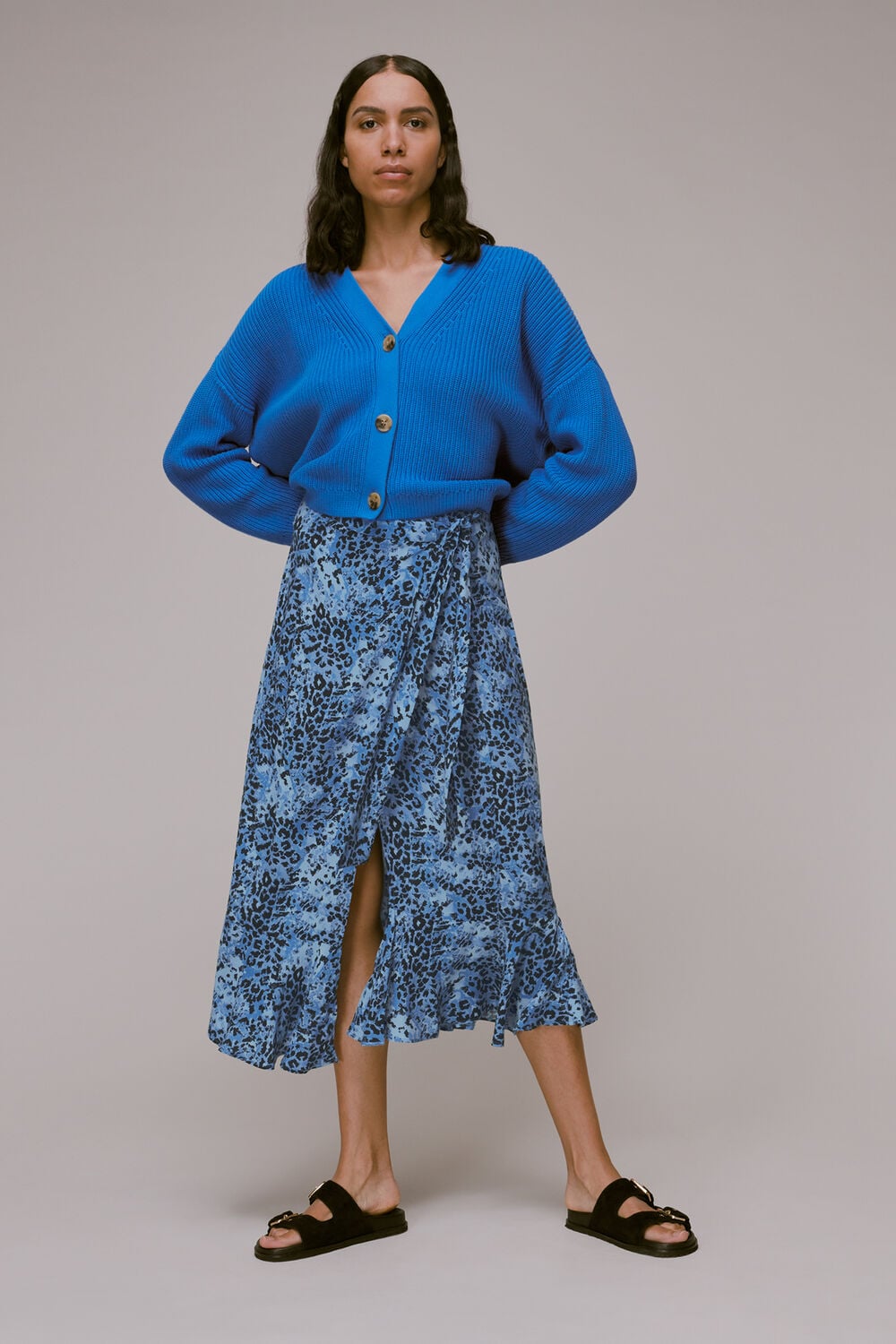 Hyena Spot Wrap Skirt