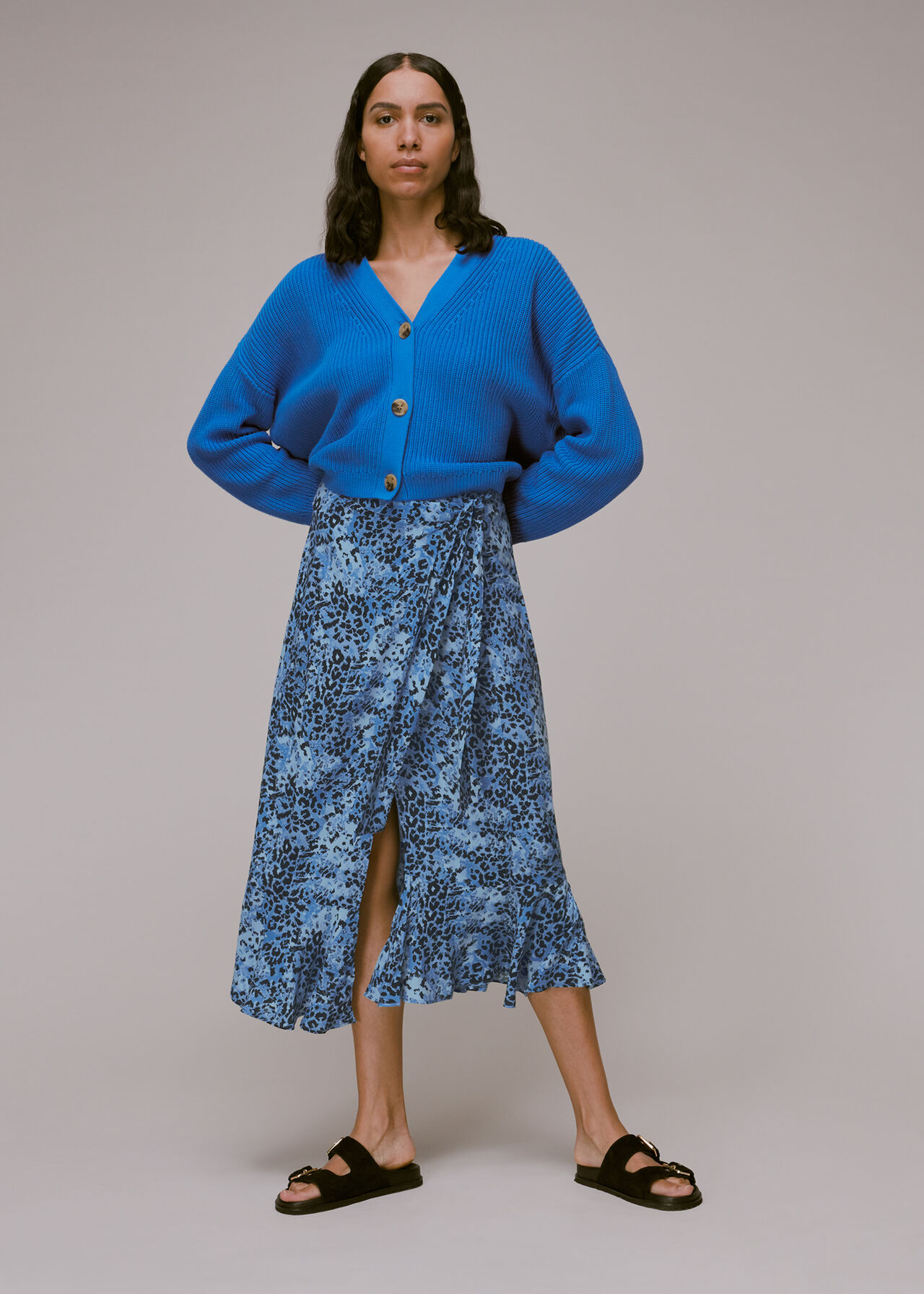 Hyena Spot Wrap Skirt
