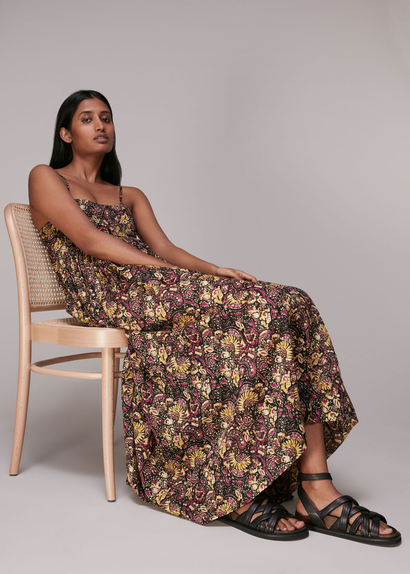 Pink/Multi Batik Carmen WHISTLES