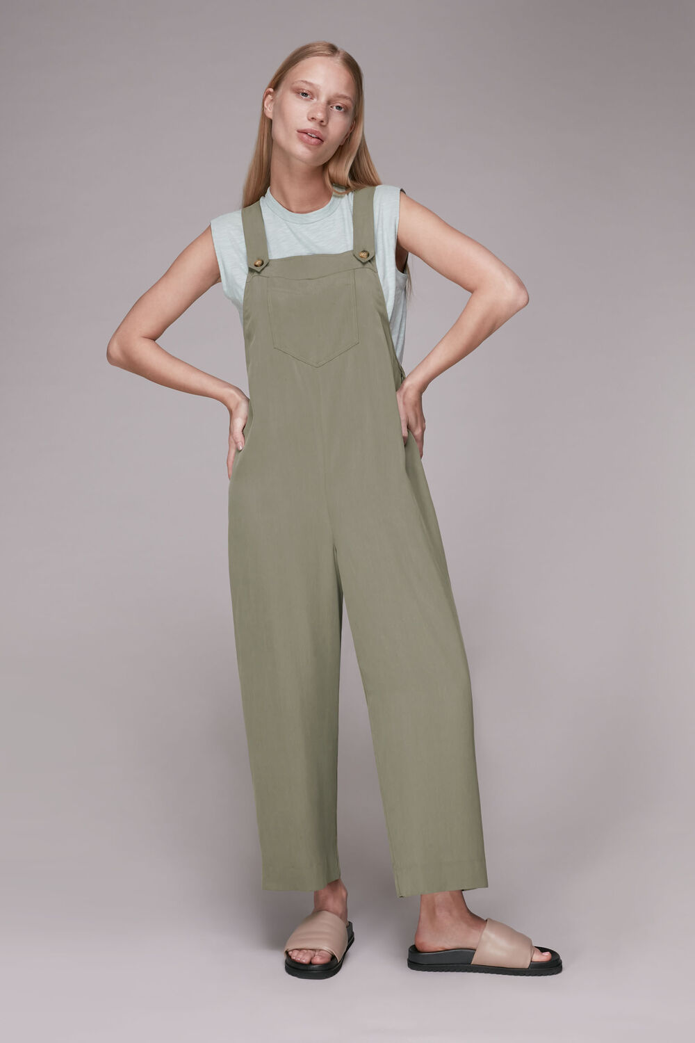 Khaki Rita Dungarees