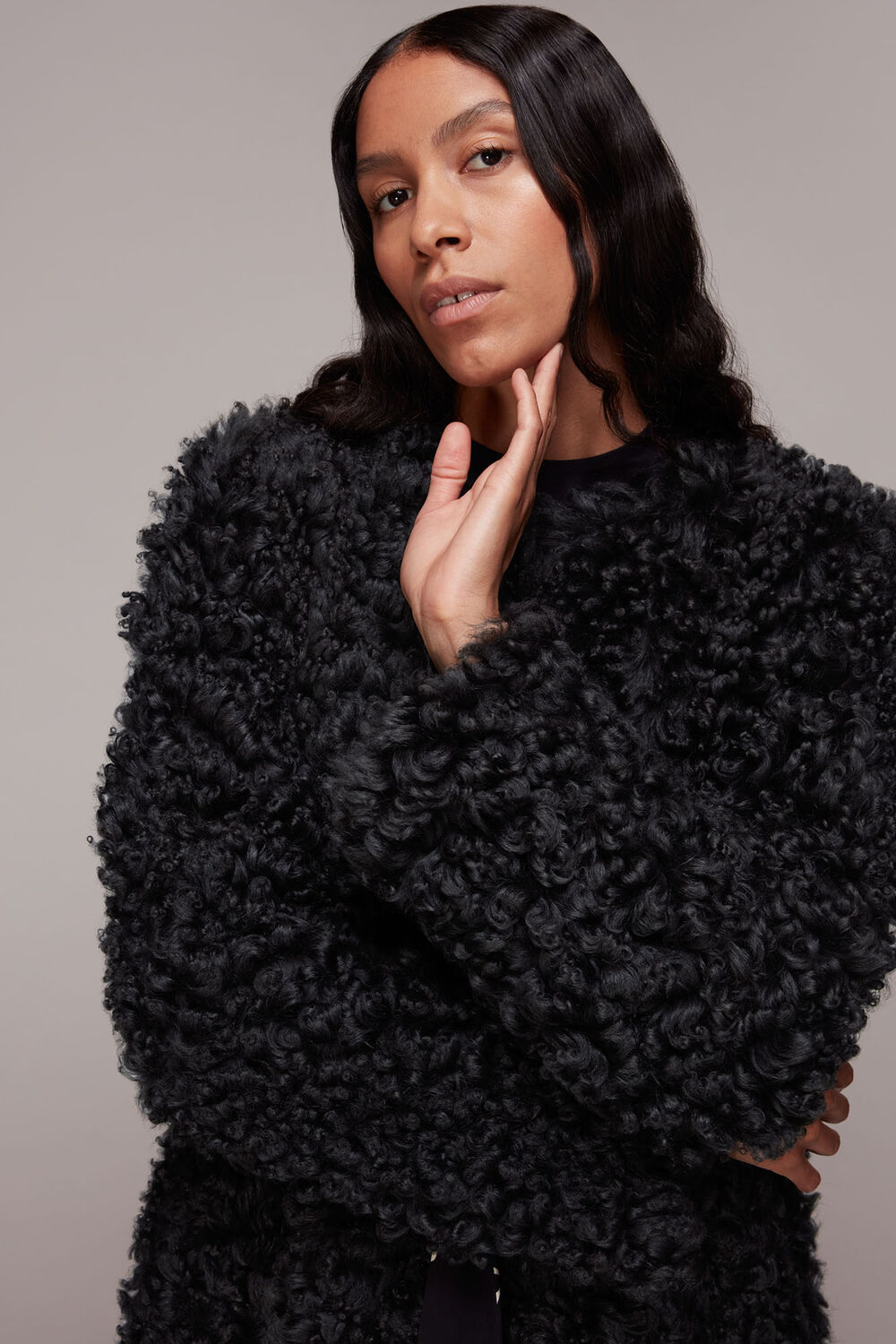 Eliza Shearling Coat