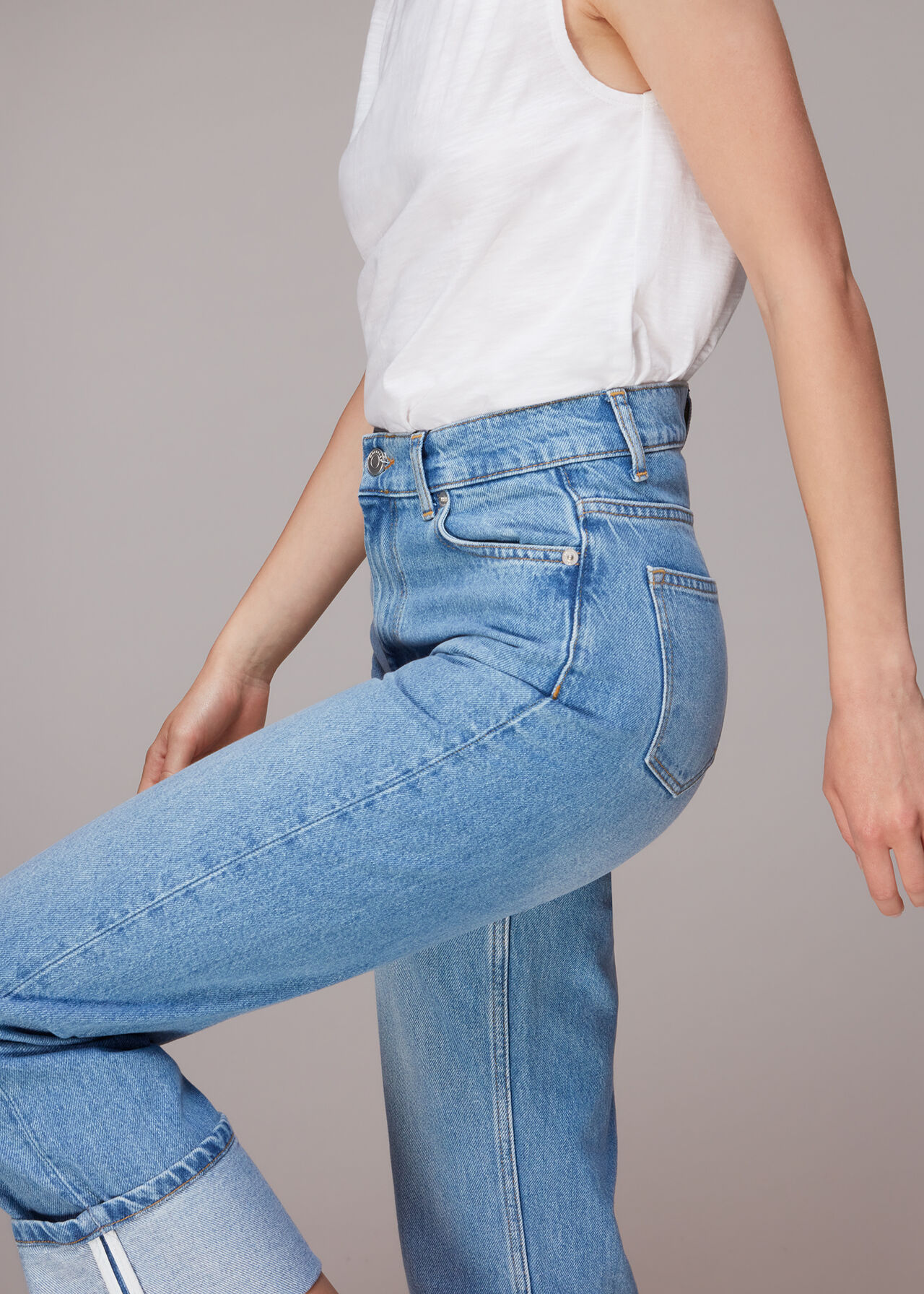 Authentic Alba Turn Up Jean