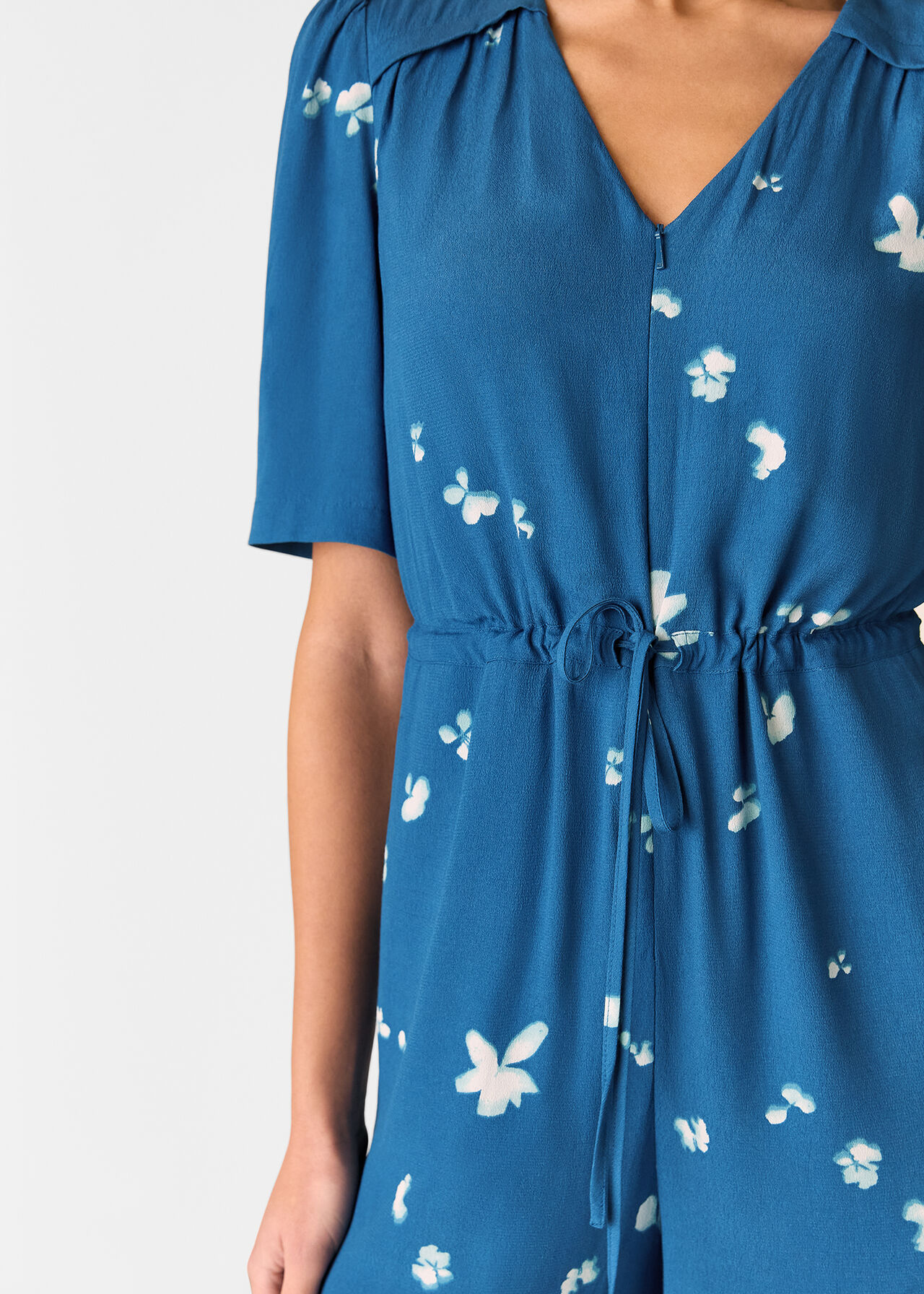 Whistles Sun Bleached Floral Jumpsuit