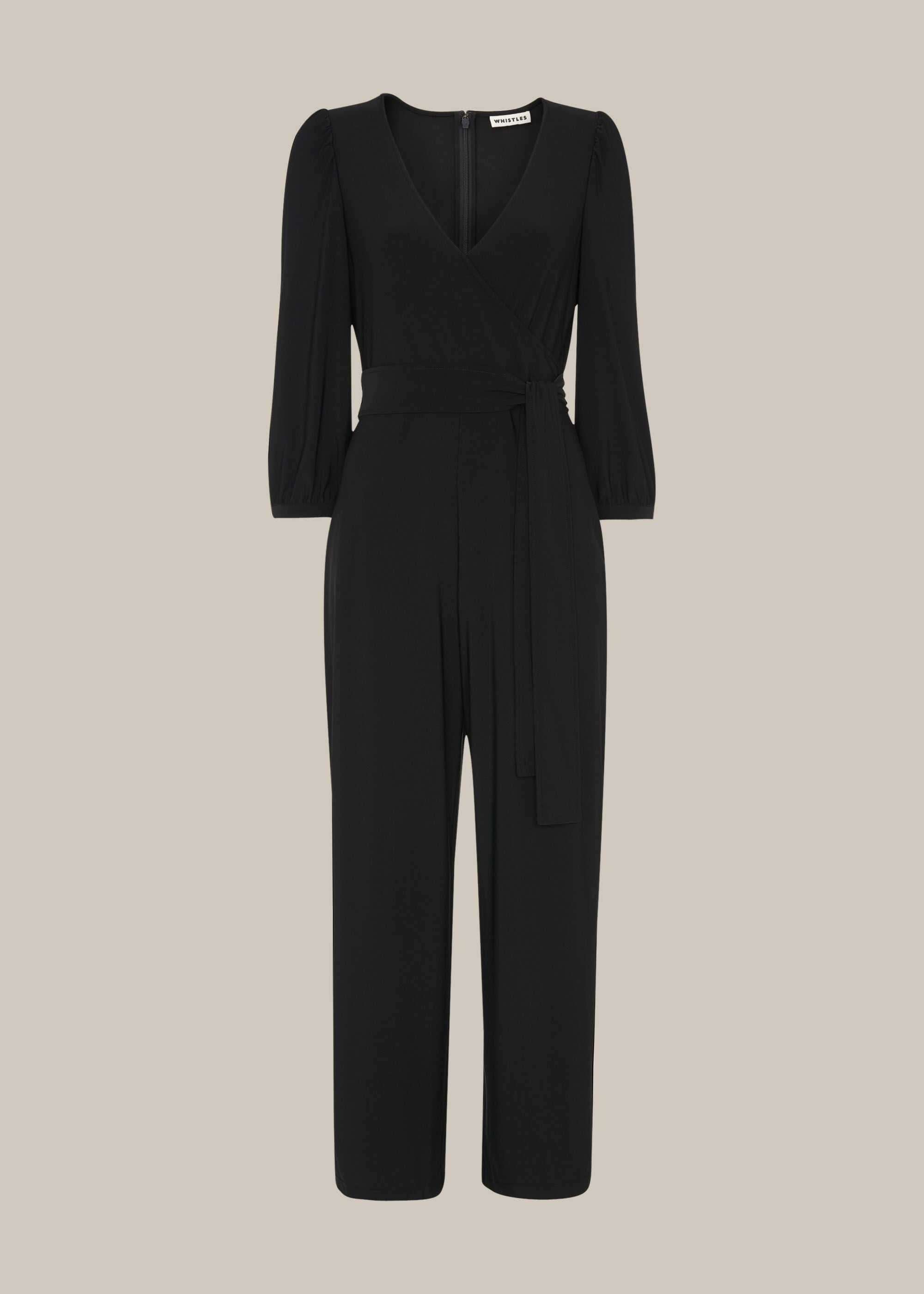 Gap long sleeve wrap jumpsuit cheap