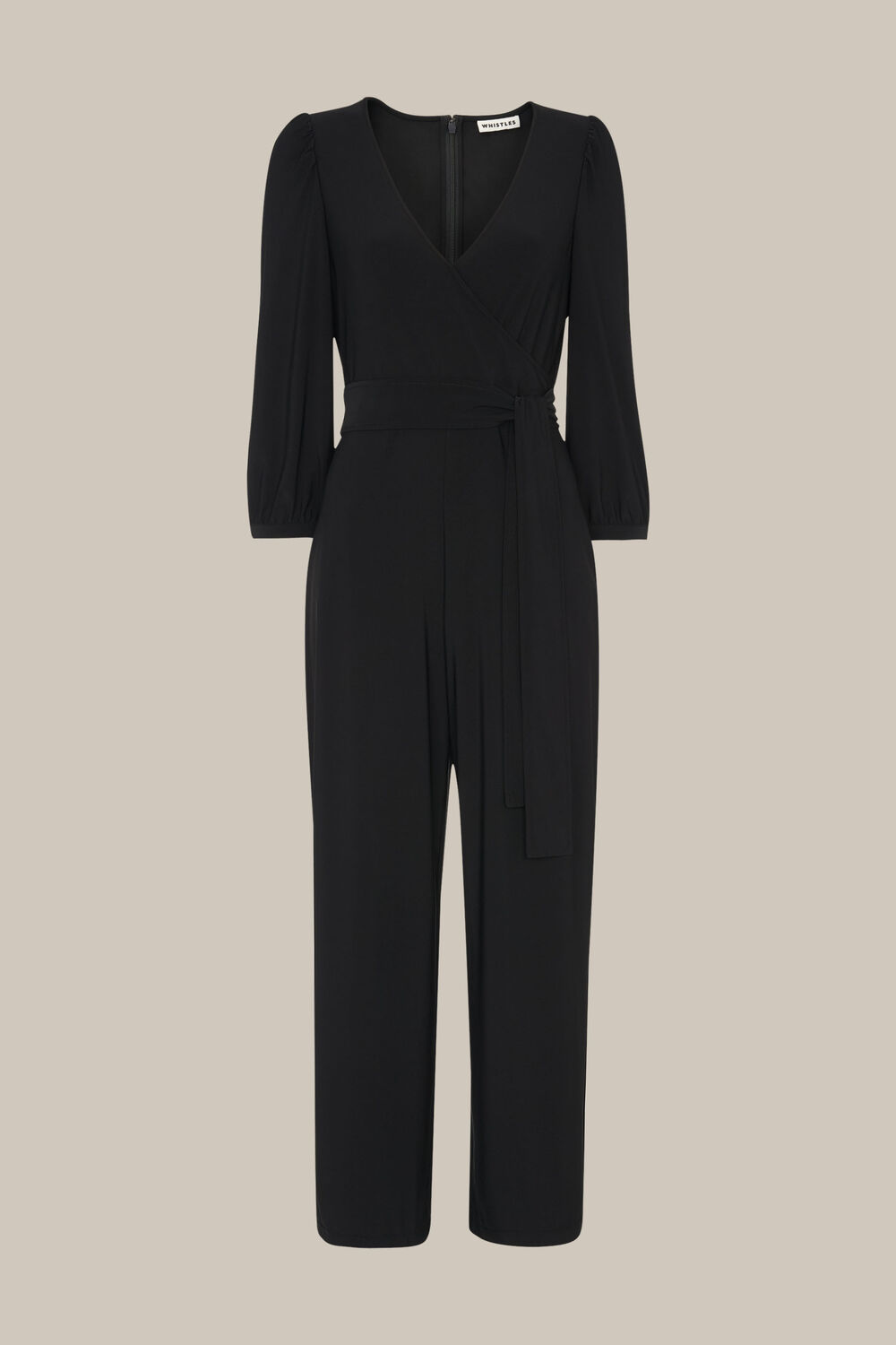 Wrap Jersey Jumpsuit