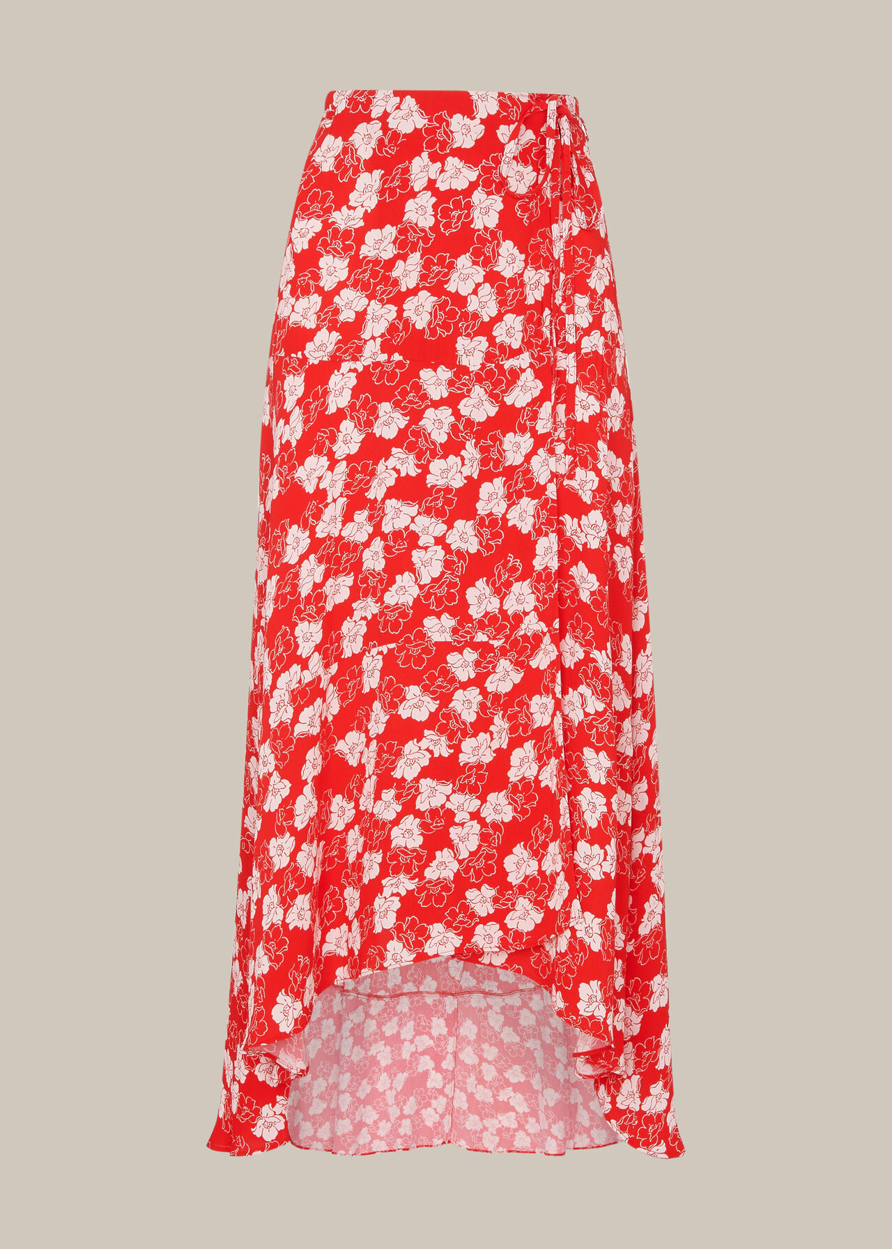 Floral Garland Wrap Skirt