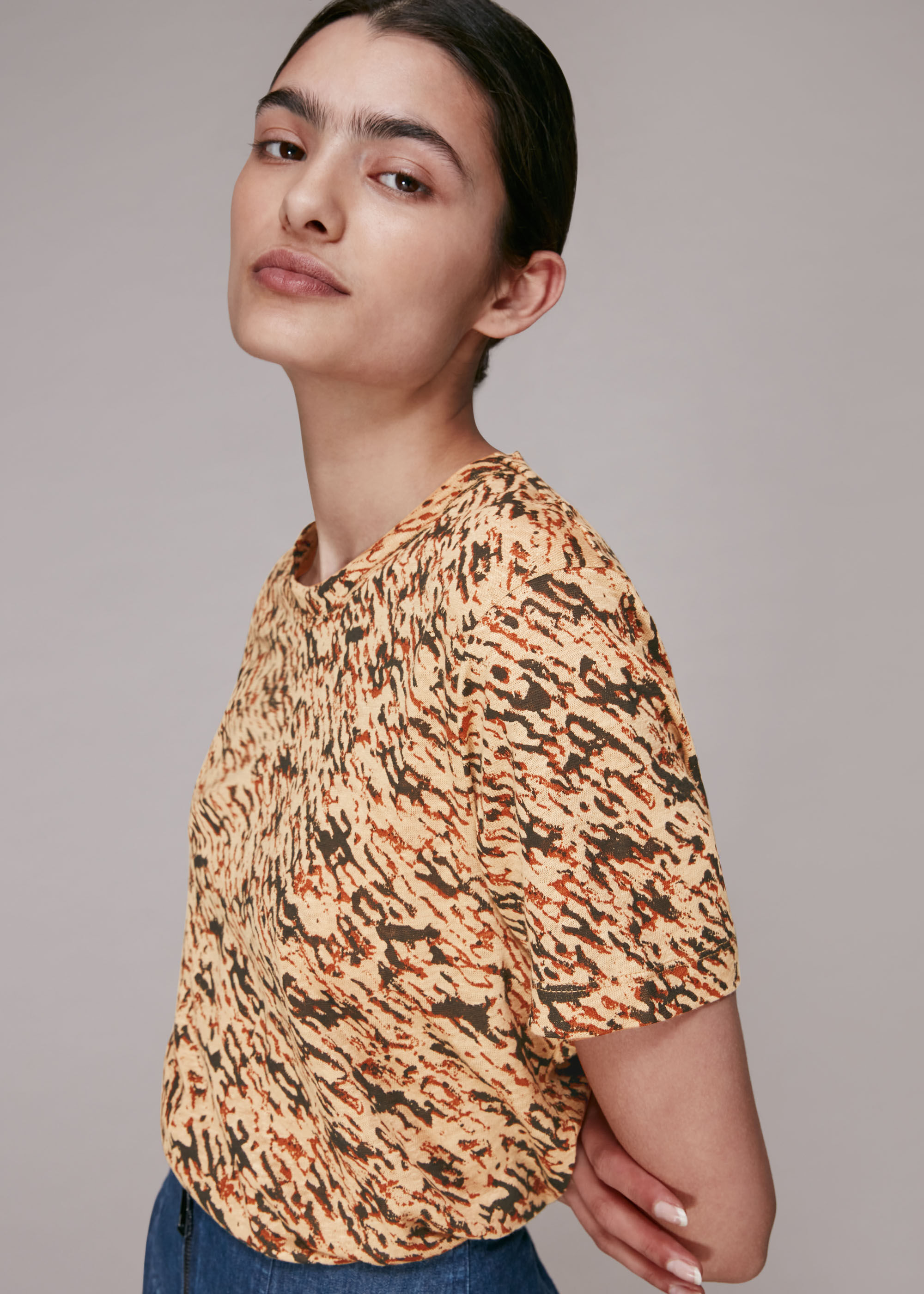 whistles linen t shirt