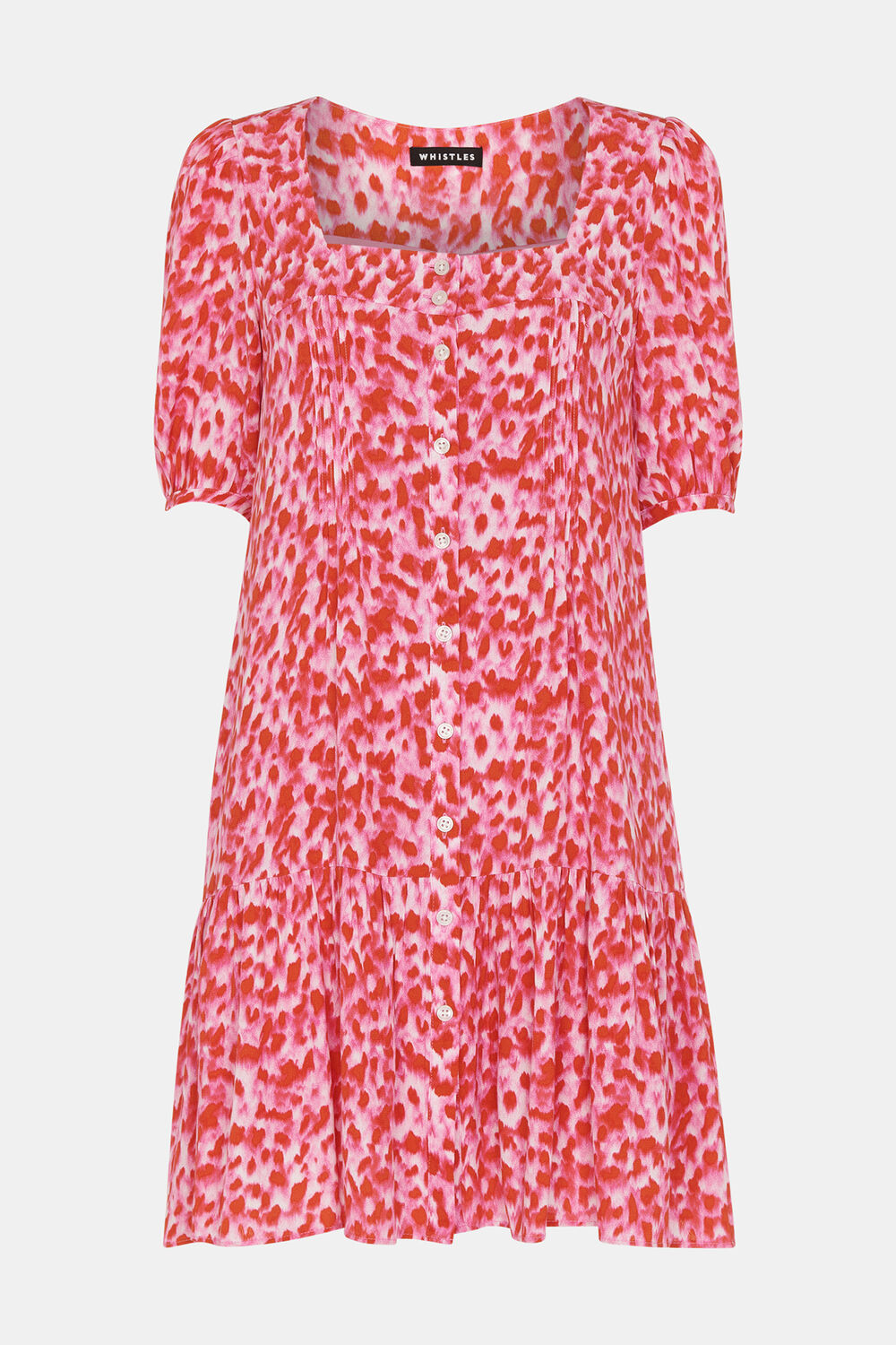 Blurred Strokes Flippy Dress