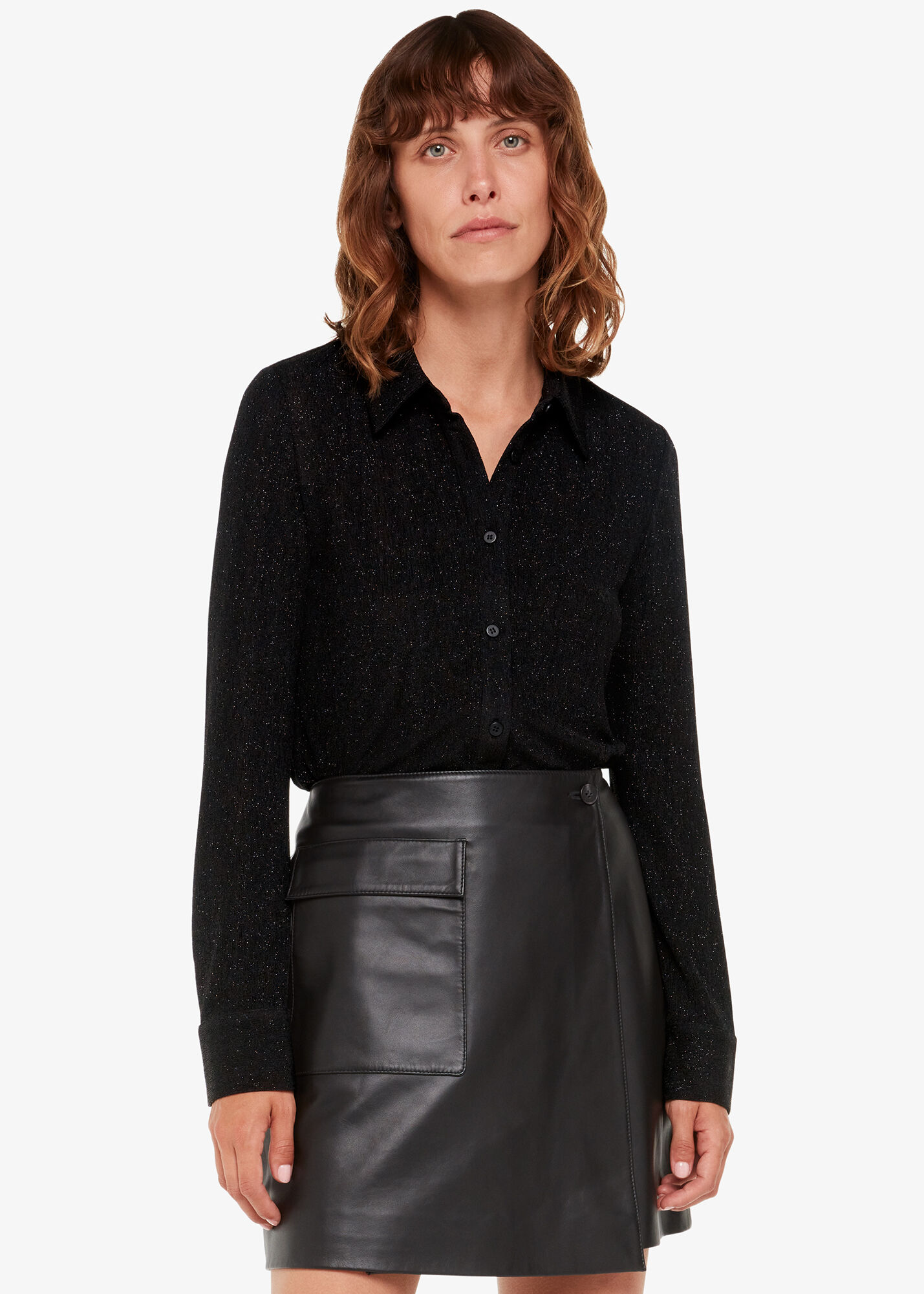 Black hotsell sparkly shirt