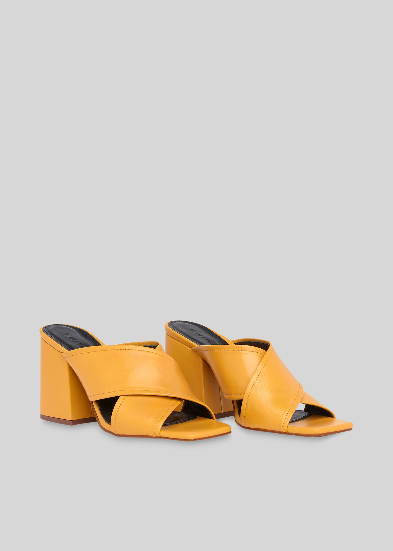 Yellow Ayres Cross Strap Sandal | WHISTLES