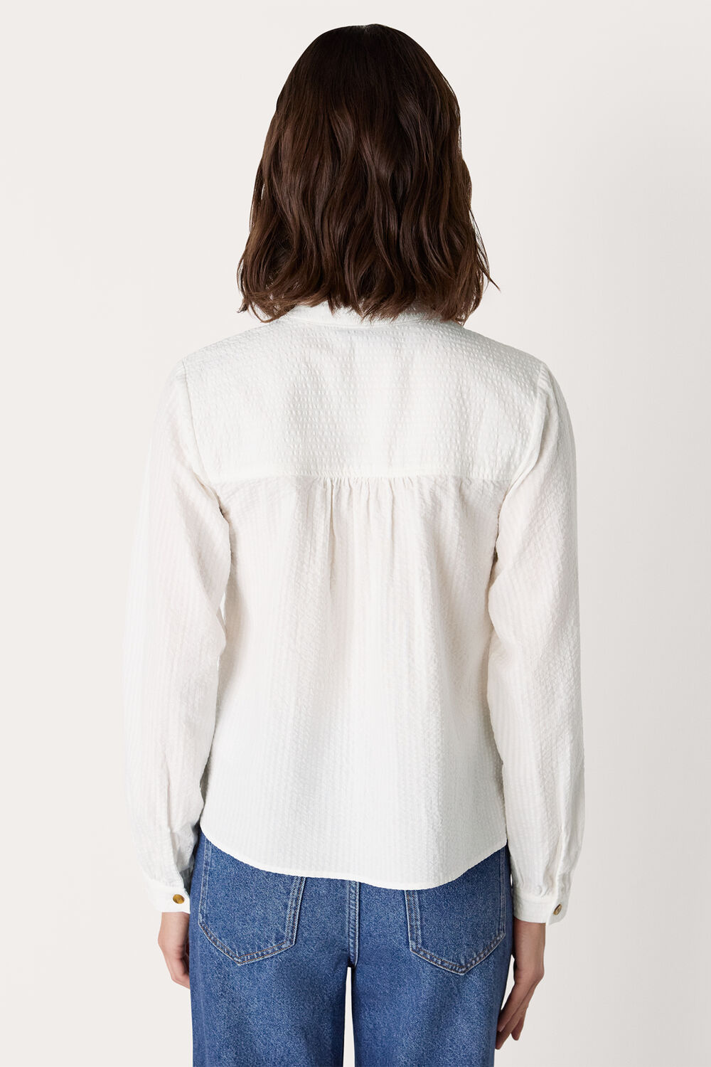 Textured Frill Shirt