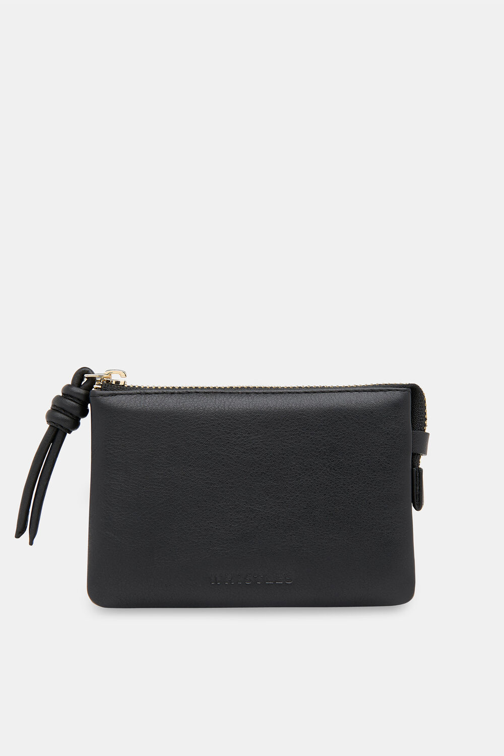 Knotted Zip Pull Purse