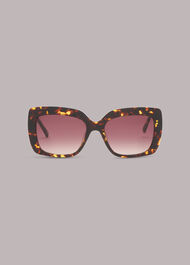Ashlie Square Tort Sunglasses