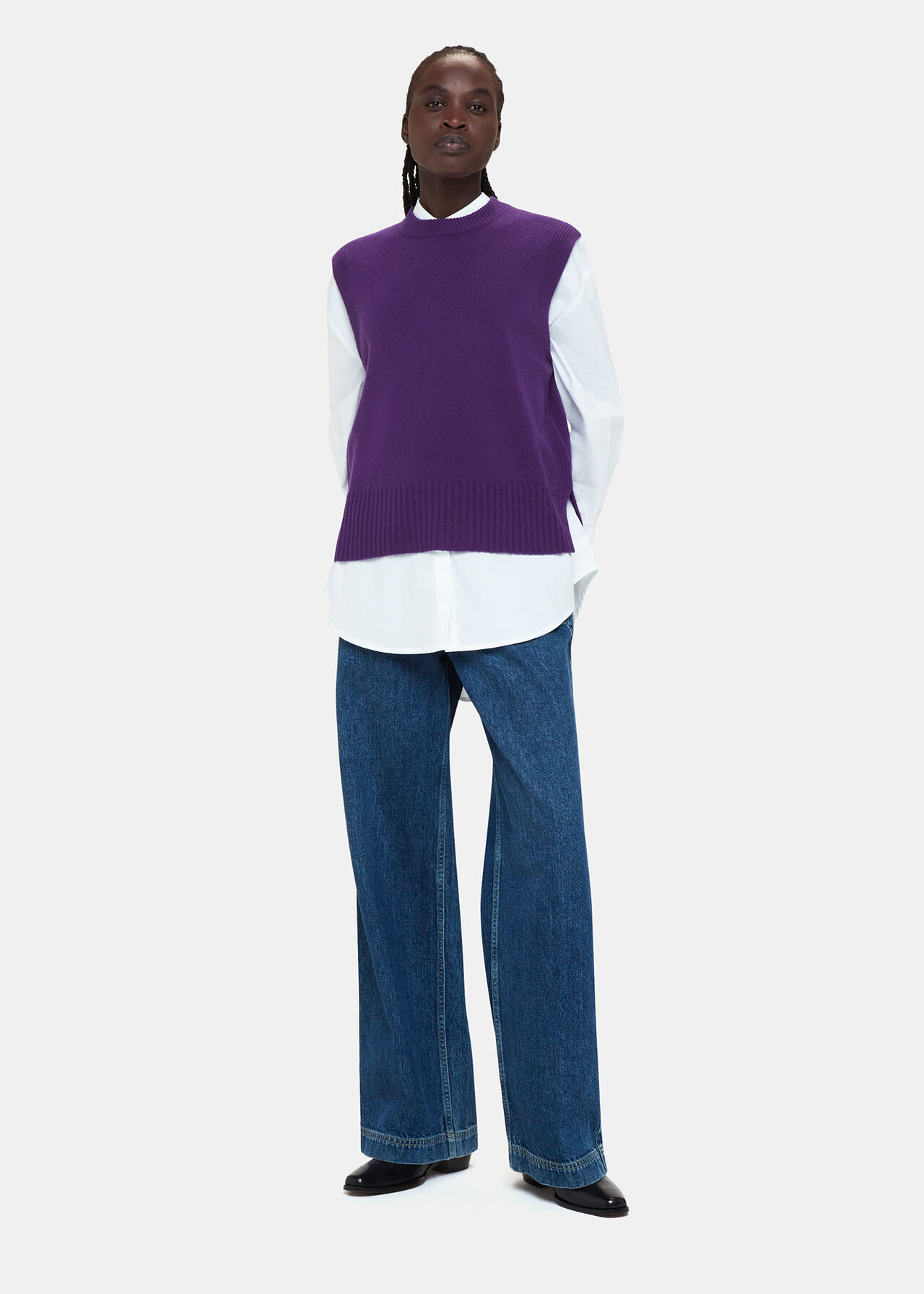 Wool Sleeveless Tank