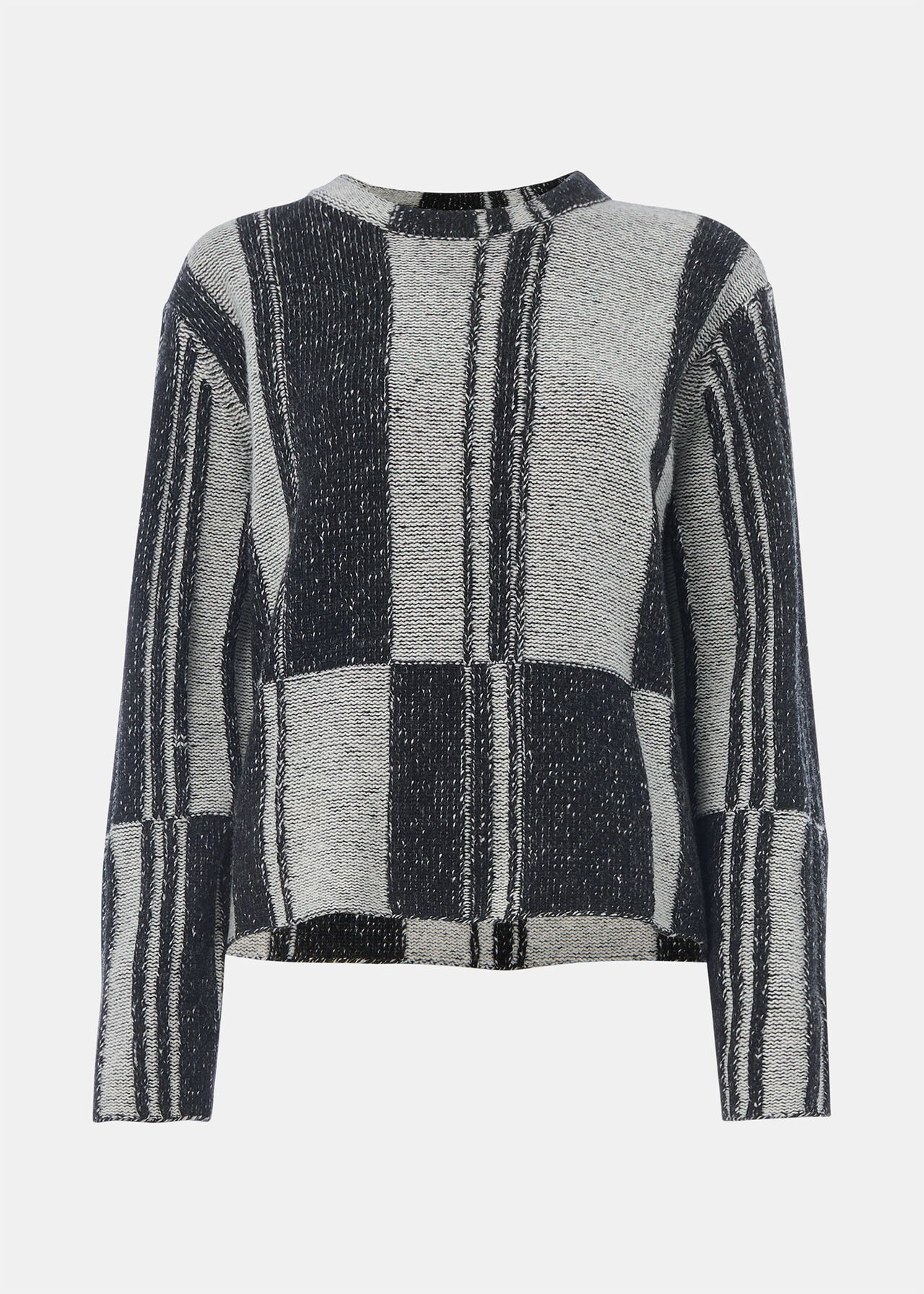 Block Stripe Wool Knit