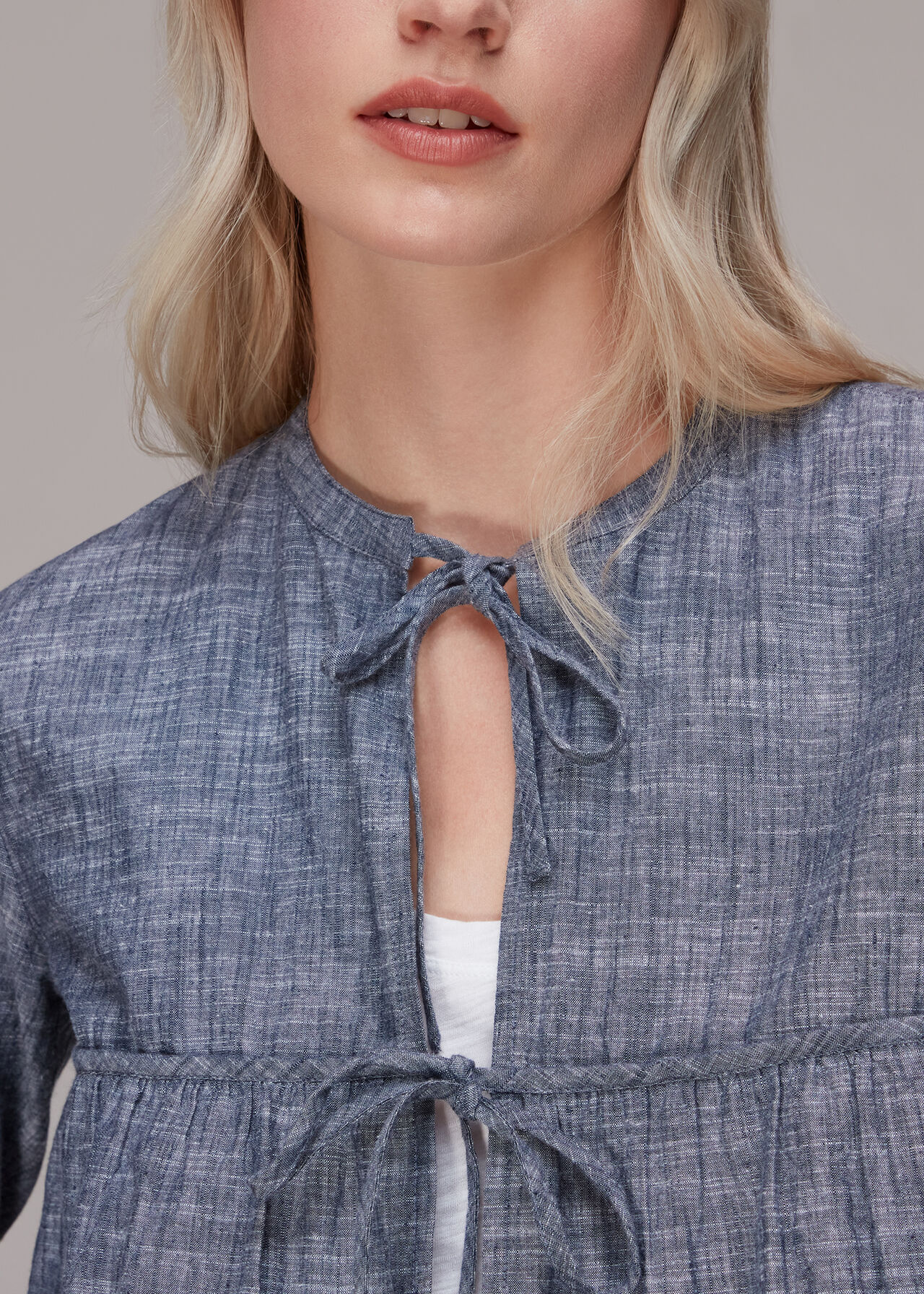 Tie Tier Front Jacket