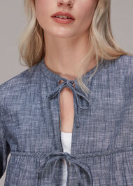 Tie Tier Front Jacket