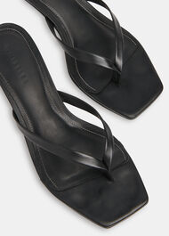 Toe Post Kitten Heel Mule