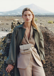 Izzey Trench Coat Khaki