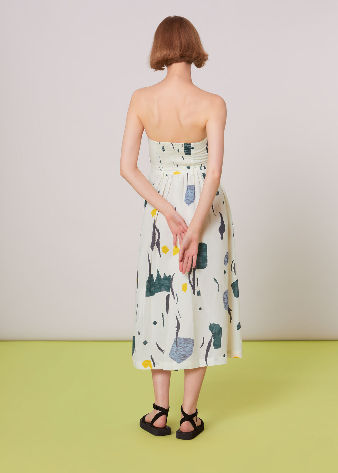 Alana Bandeau Abstract Dress