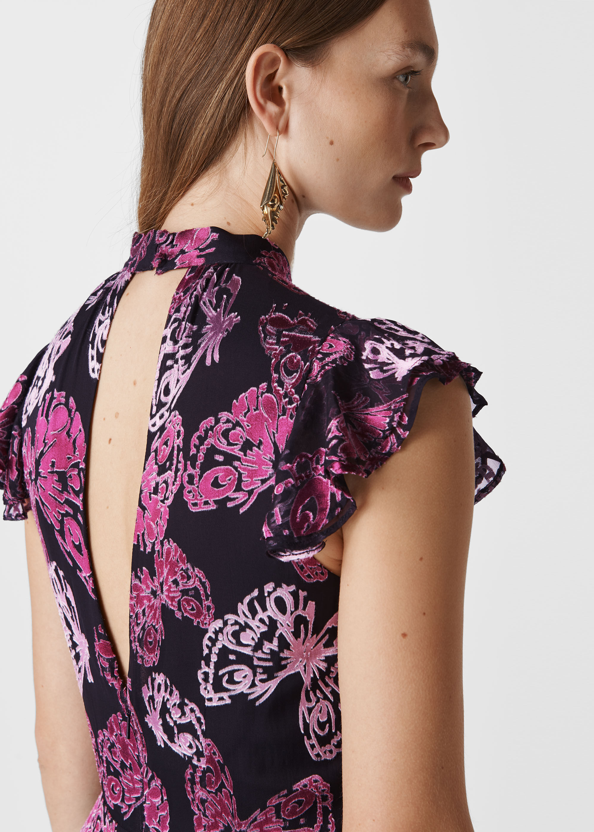 Whistles deals butterfly dress