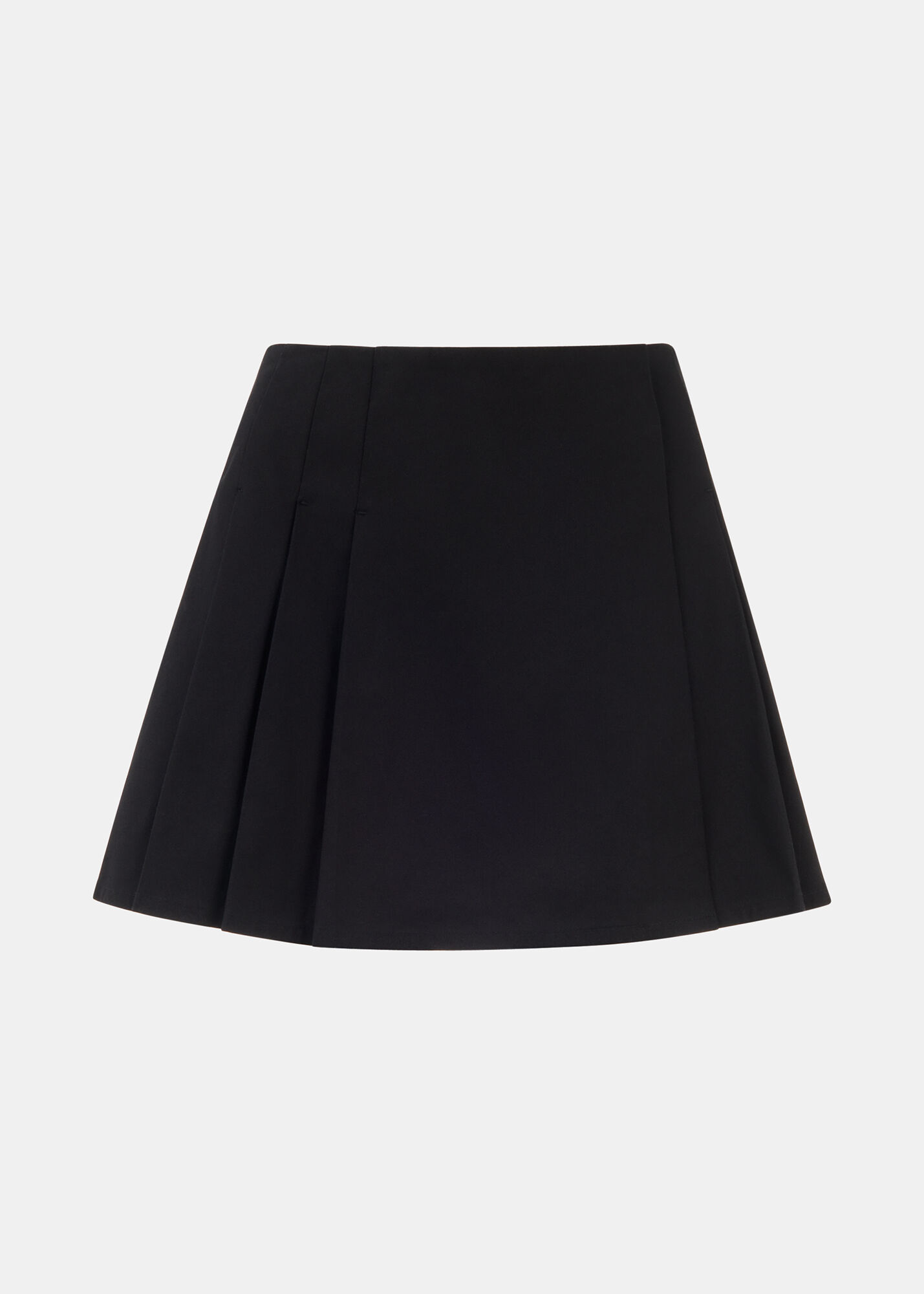 Black pleated skirt on sale mini