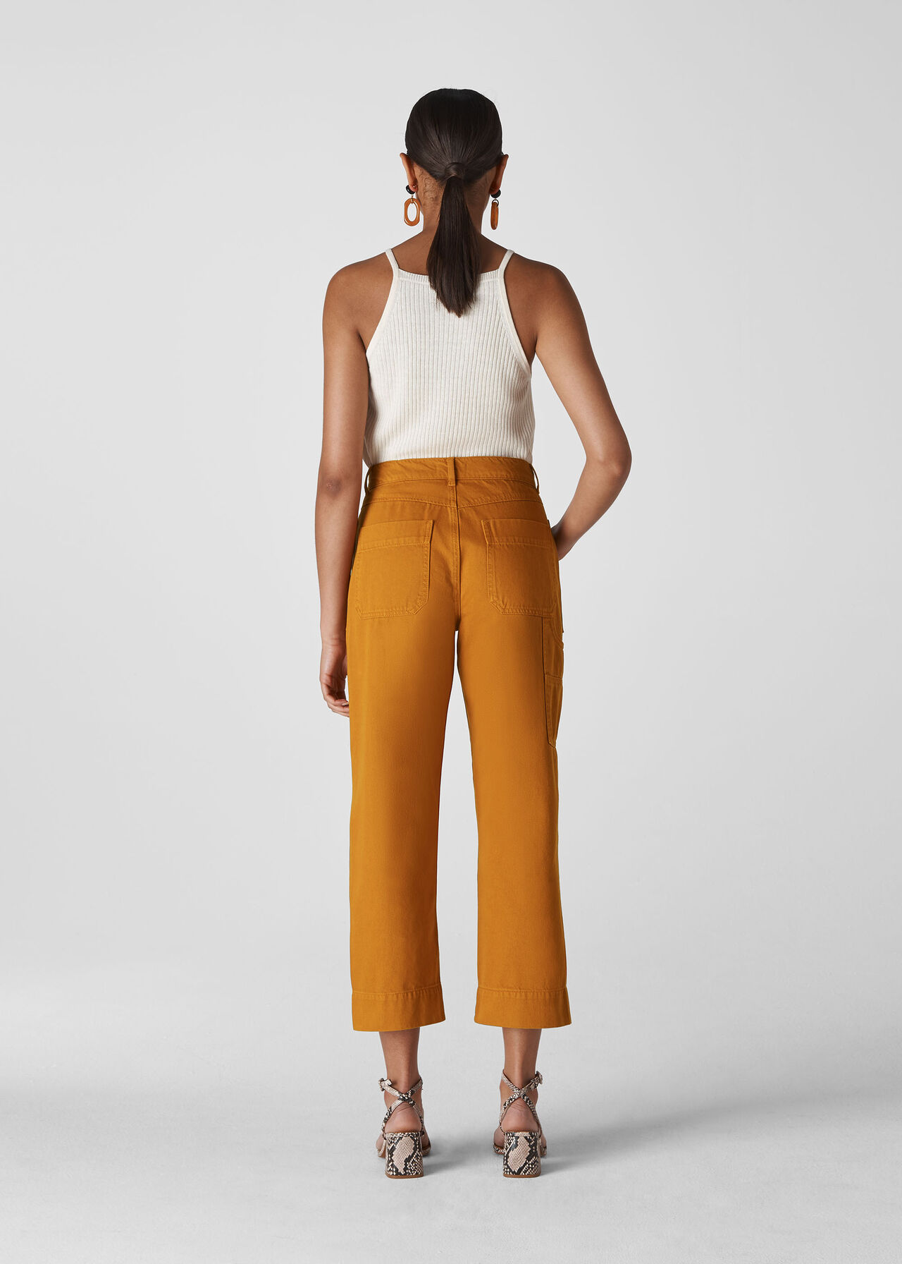 Cargo Pocket Trouser Mustard