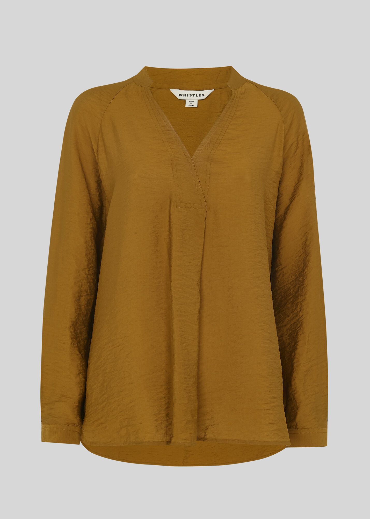 Olive Dylan Long Sleeve Blouse | WHISTLES