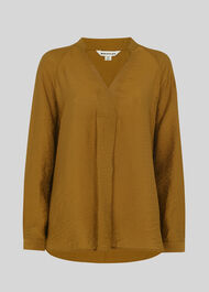 Dylan Long Sleeve Blouse Olive