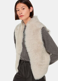 Short Toscana Sheepskin Gilet