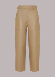 Arden Panelled Leather Trouser