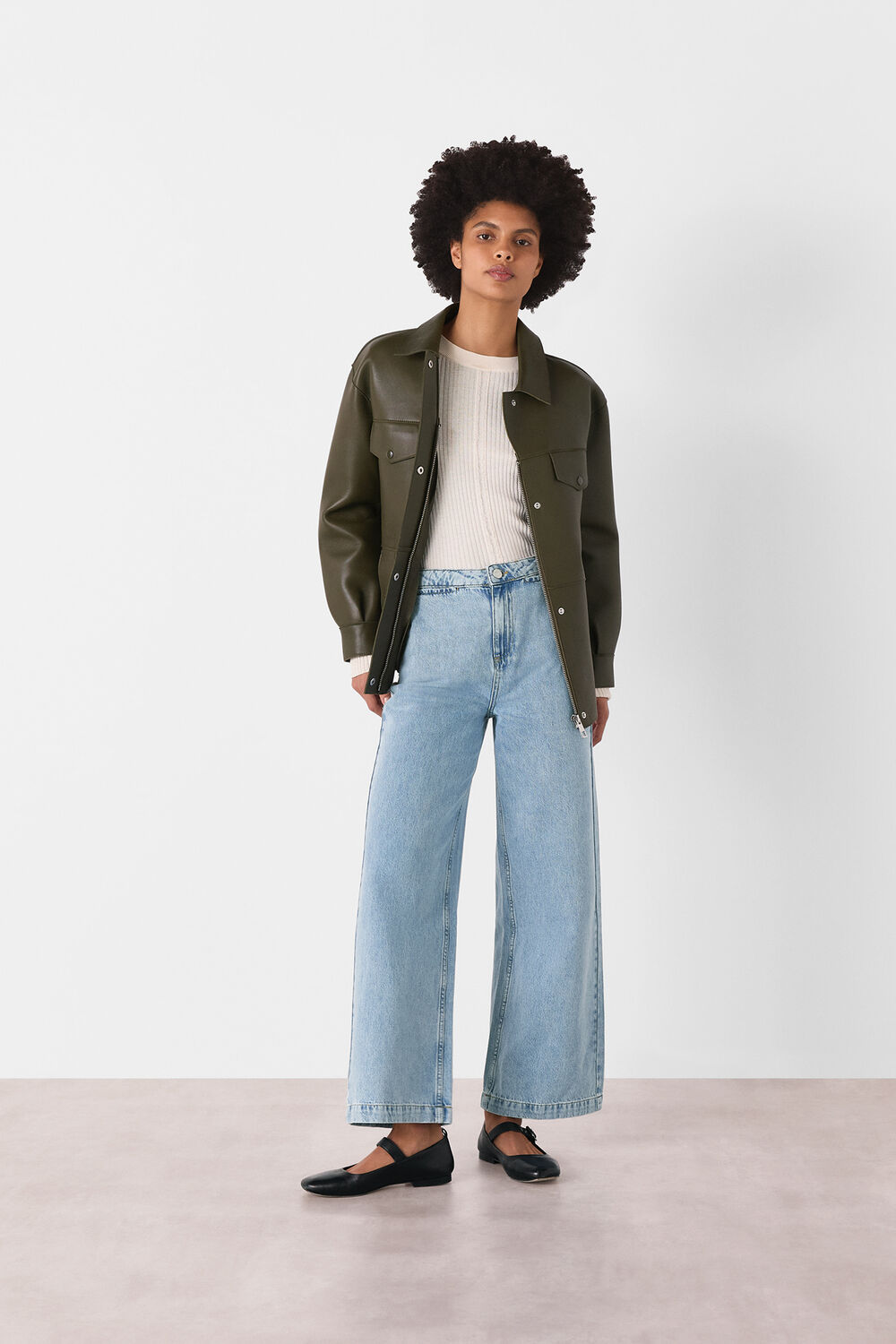 Authentic Ankle Wide Leg Jean