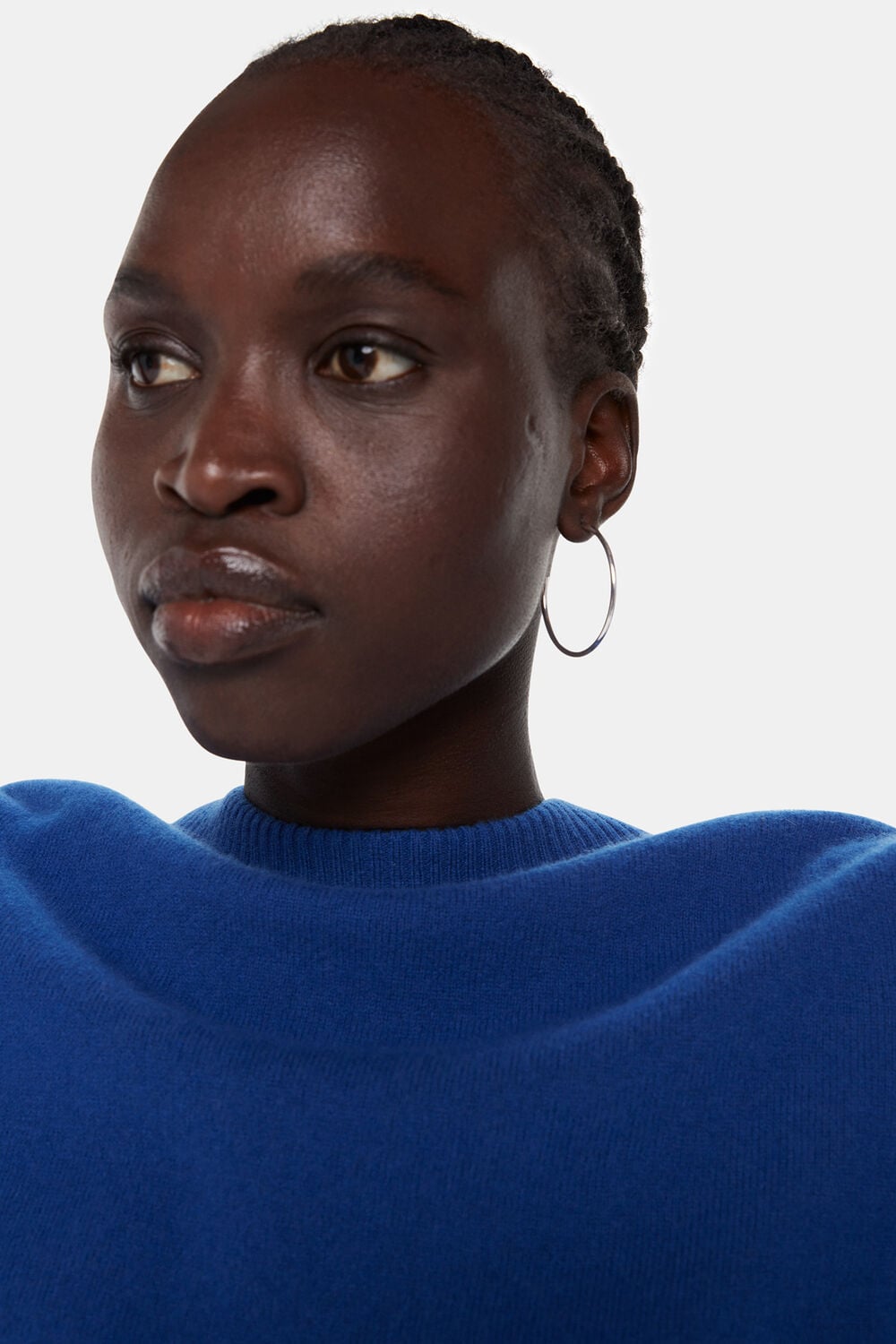 Silver Large Classic Hoop Earring