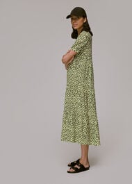 Buttercup Floral Trapeze Dress