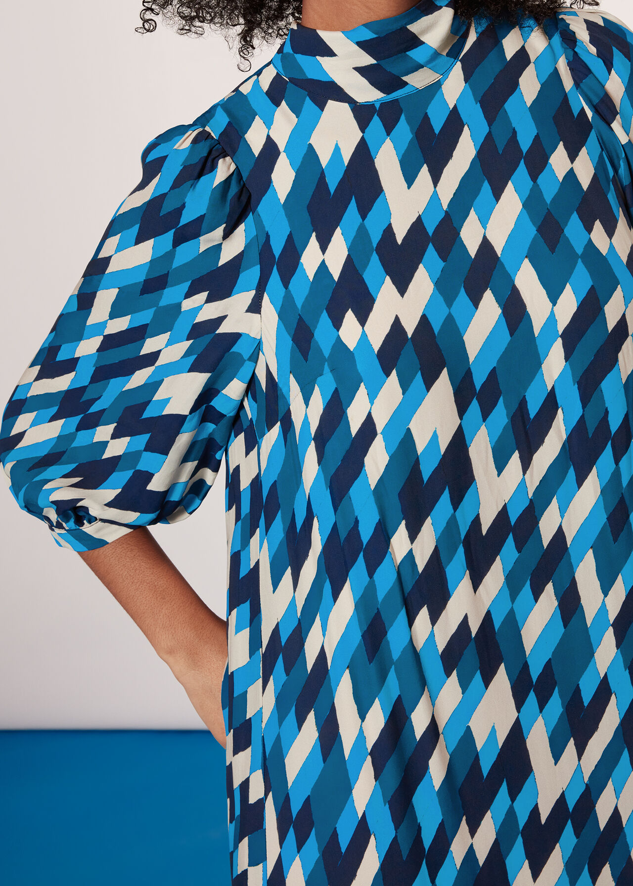 Diagonal Diamond Dress