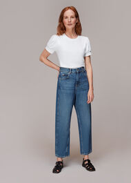 Puff Sleeve Rib Tee