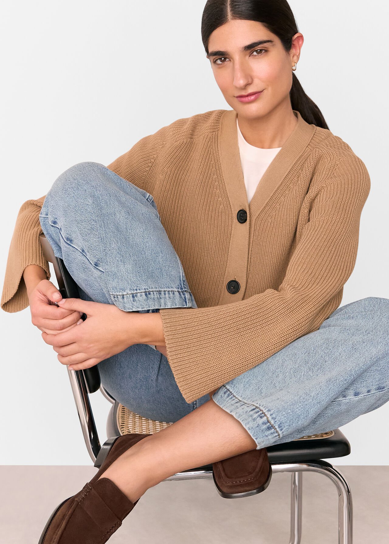 Mora Suede Square Toe Loafer