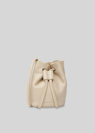 Ammie Mini Drawstring Bag Taupe