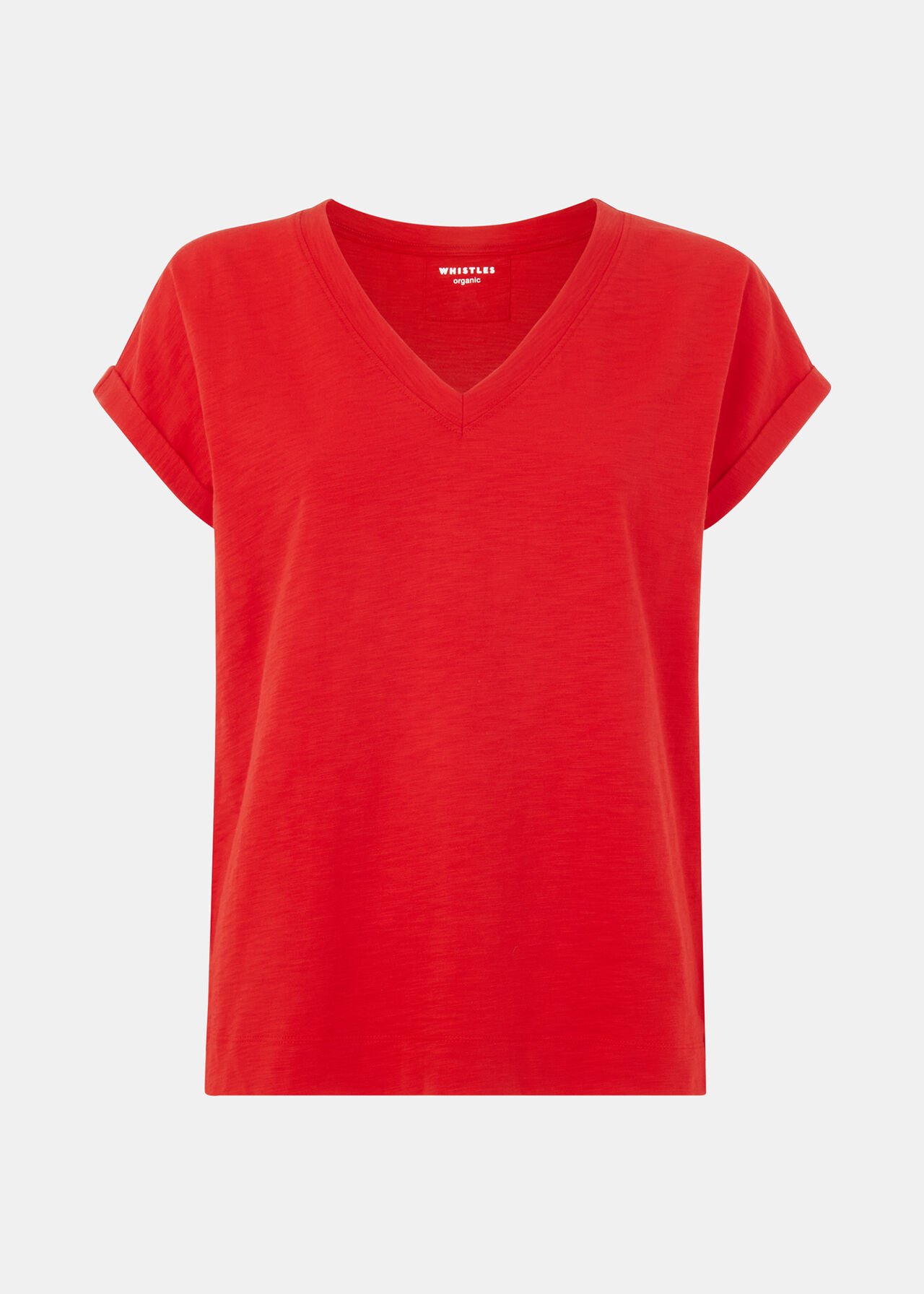 Willa V-Neck Cap Sleeve Tee