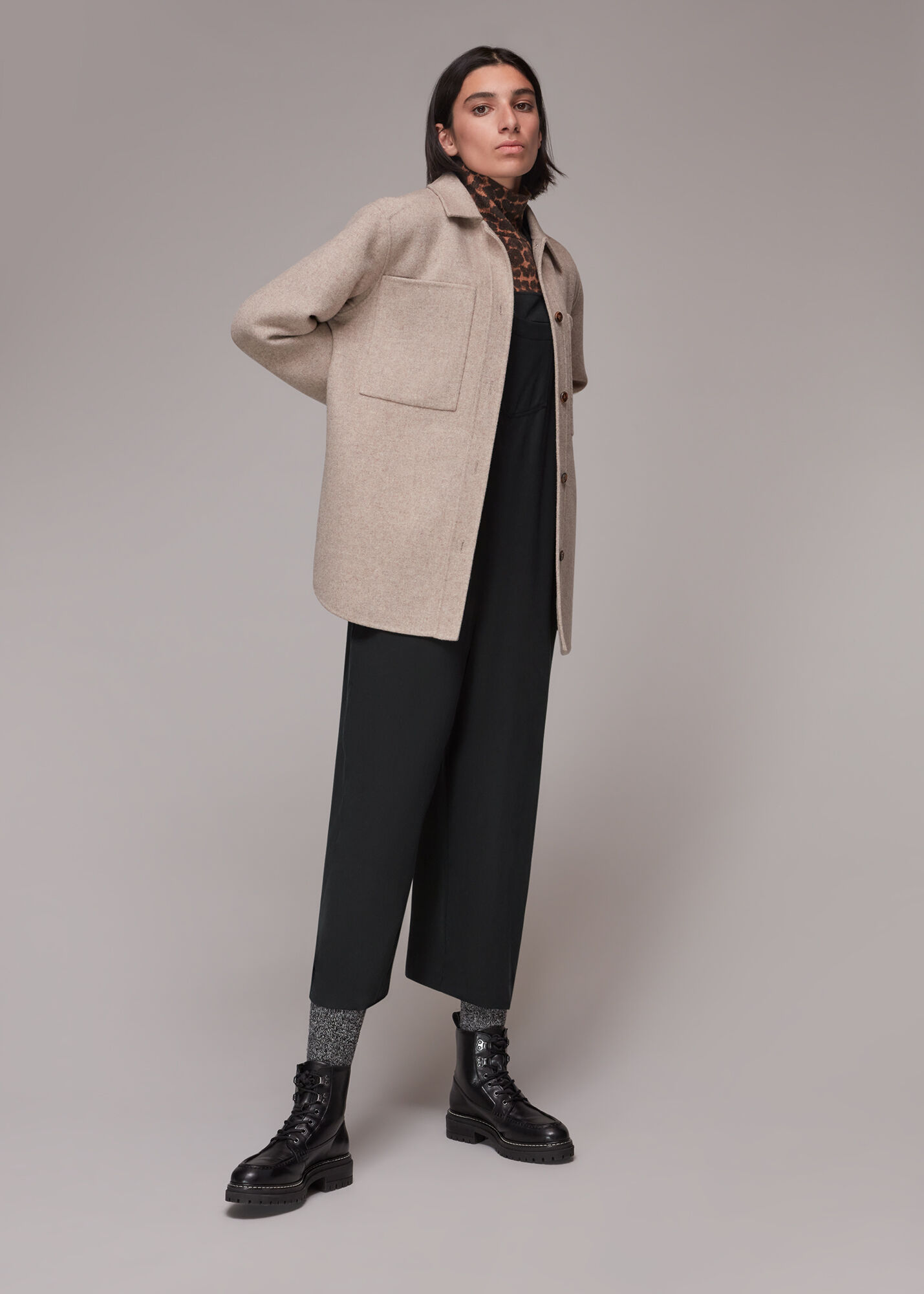 Black Rita Easy Dungarees WHISTLES