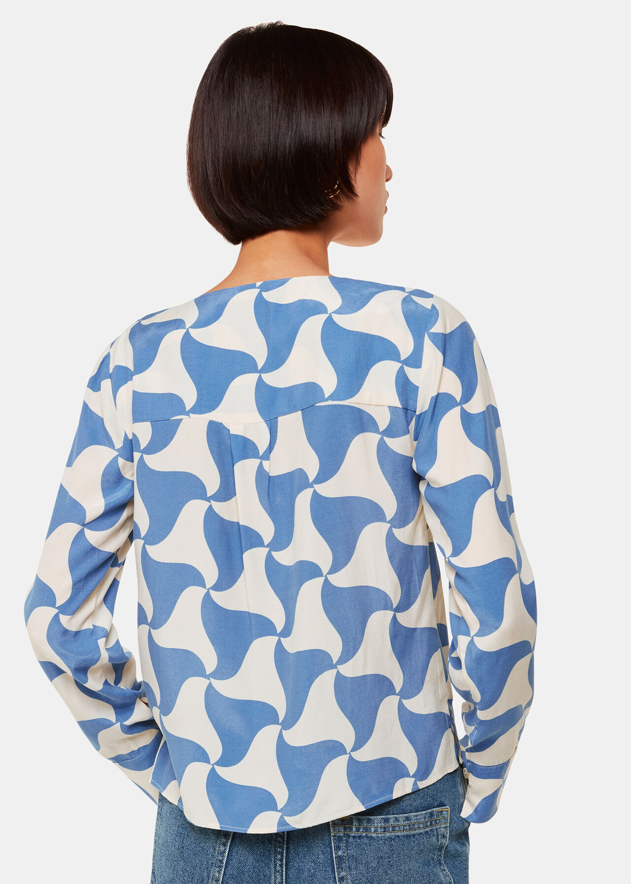 Spun Triangle Blouse