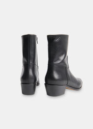 Clean Western Ankle Boot