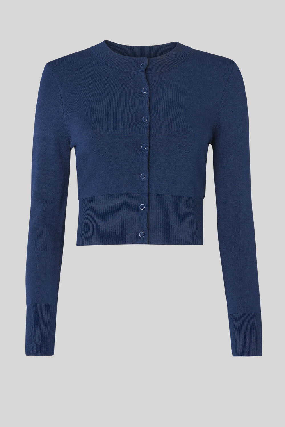 Crop Cardigan Navy